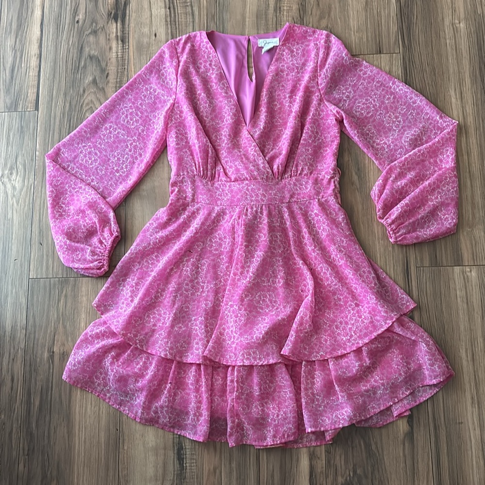 Japna Pink Midi Dress